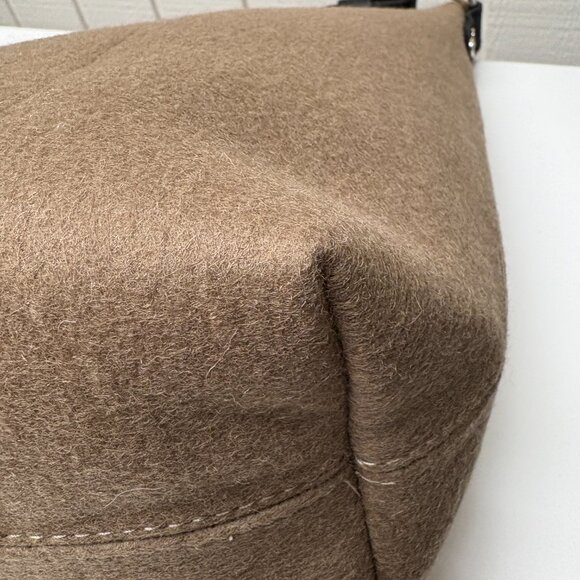 NEW Graf Lantz Hana Merino Wool Hobo Bag - Cumin (Brown) - Picture 8 of 10